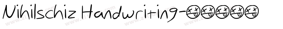 Nihilschiz Handwriting字体转换